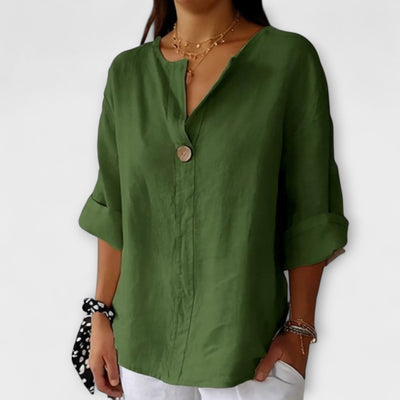 The Nicole V-Neck Blouse