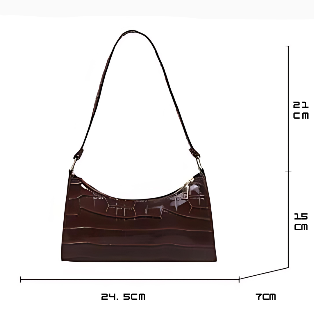 The Becky Glossy Leather Bag