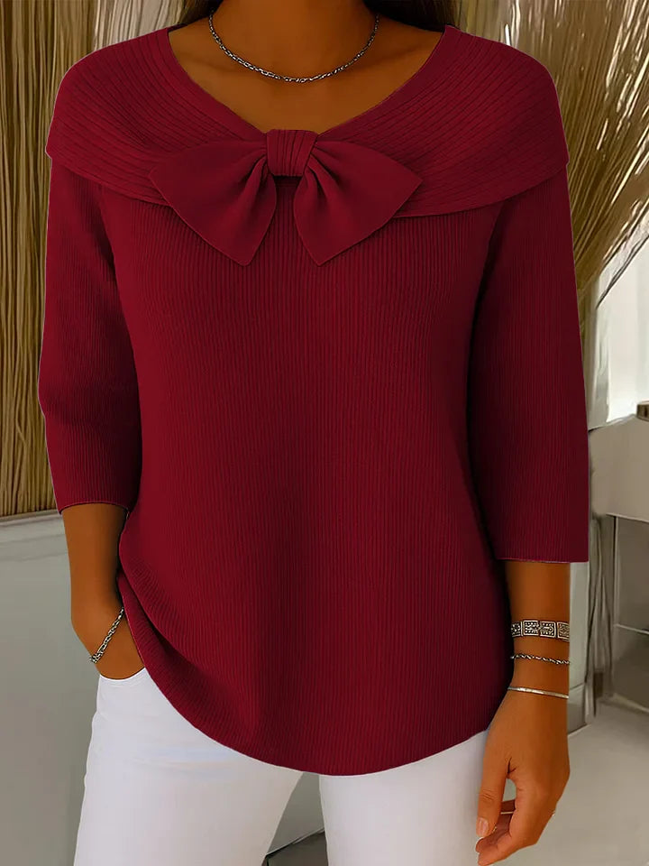 The Serenna Bow Sweater