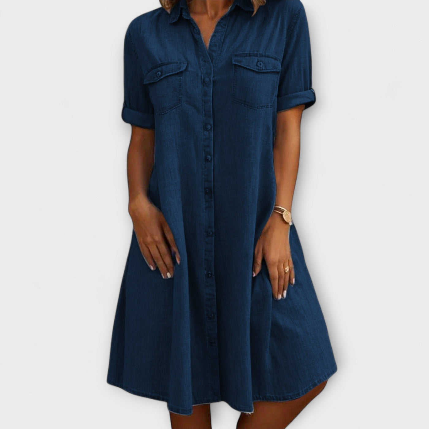 The Essential Denim Shirt Dress