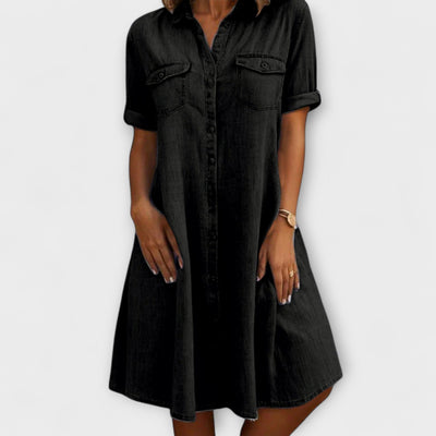 The Essential Denim Shirt Dress