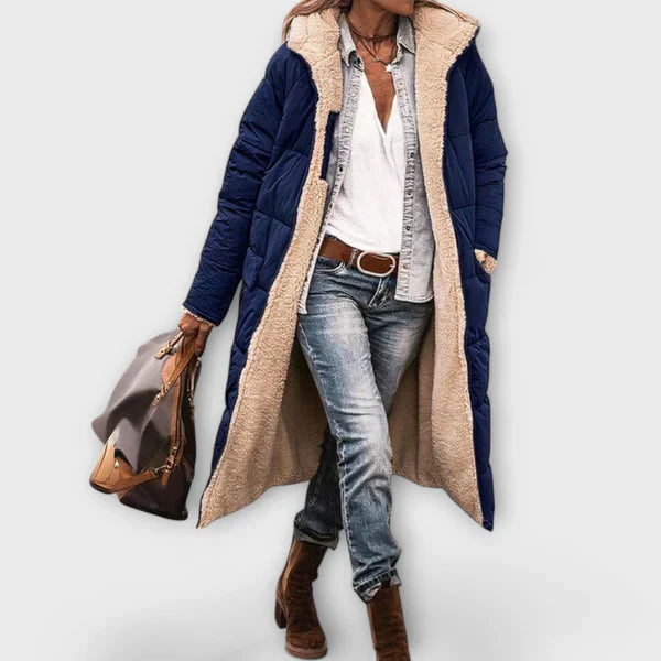 Kora – Cozy Faux-Fur Lined Coat