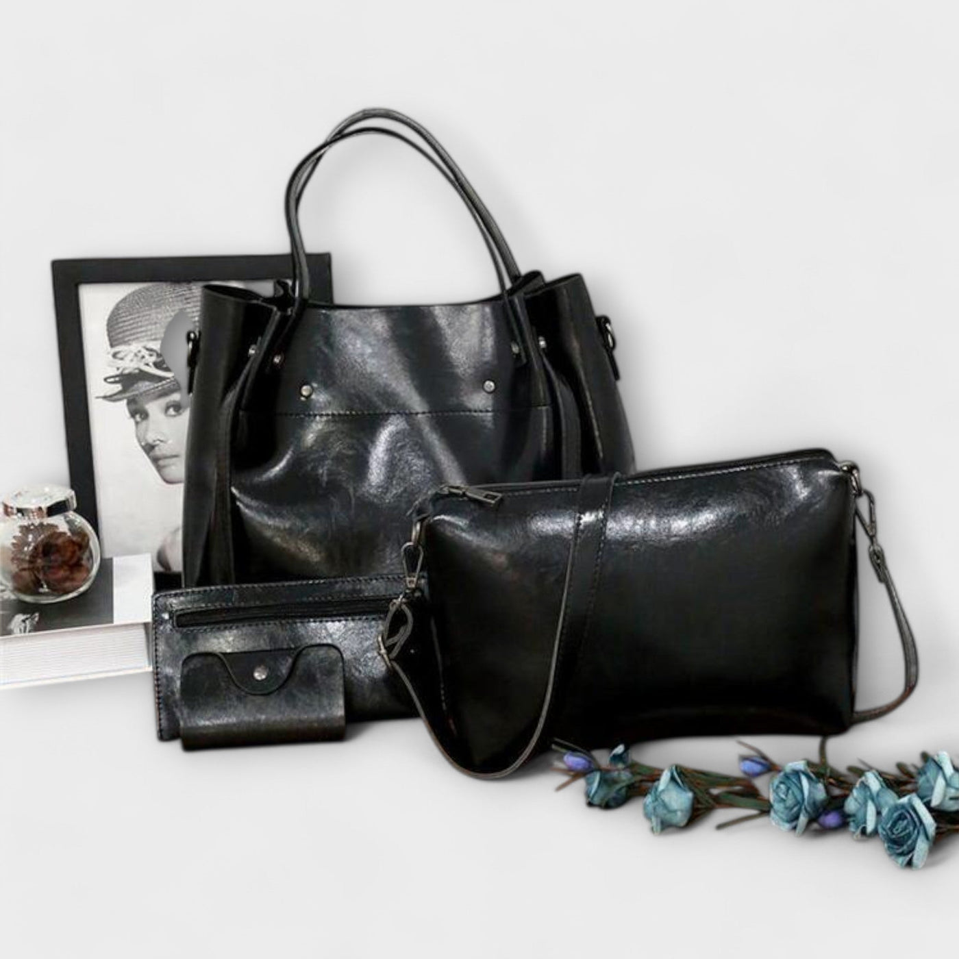 The Laura 4-Piece Vintage Bag Set