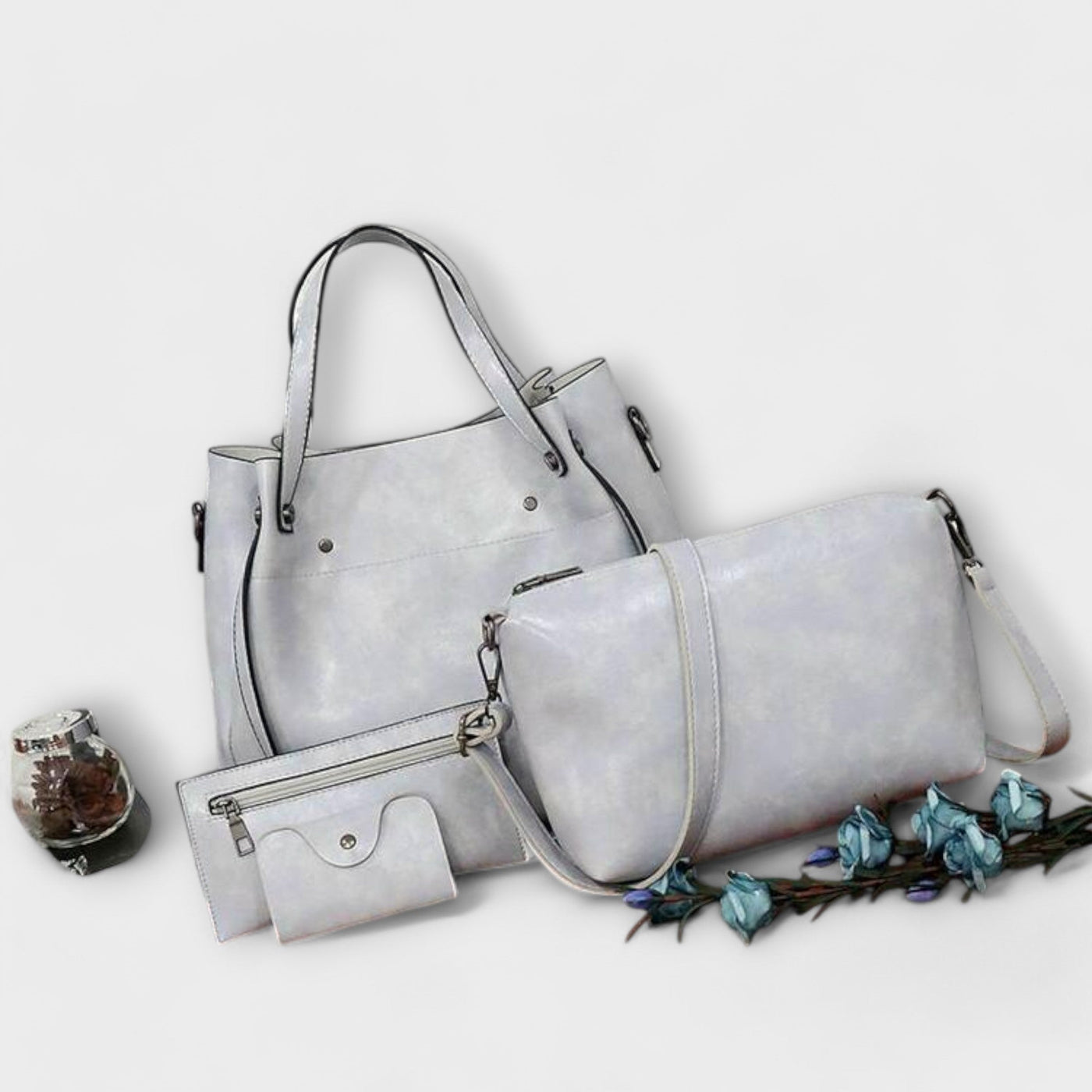 The Laura 4-Piece Vintage Bag Set