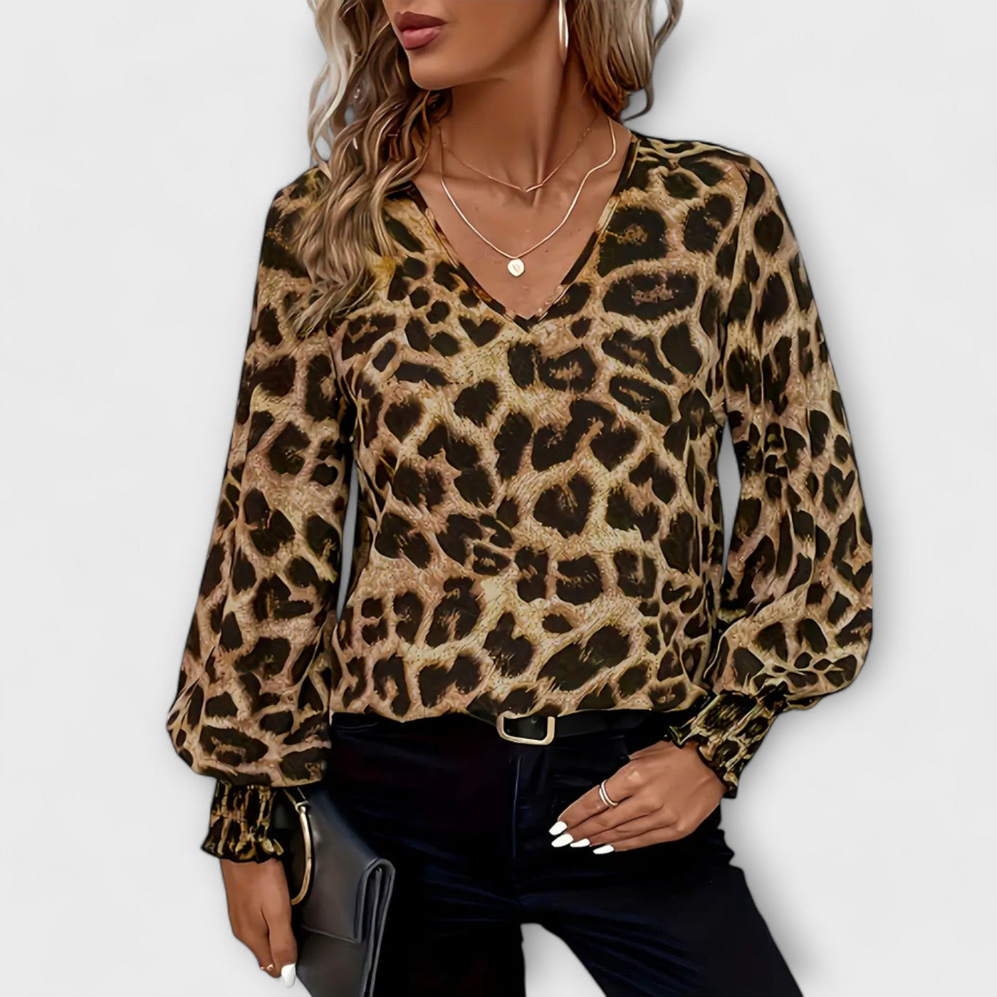 The Leo V-Neck Blouse
