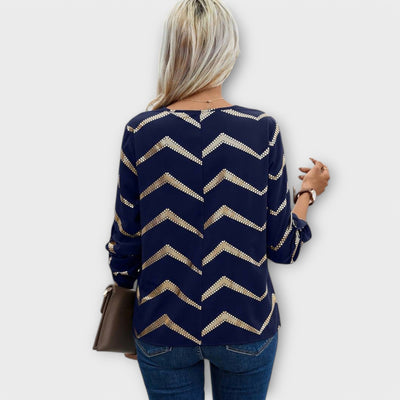 The Emmy Half-Zip Blouse