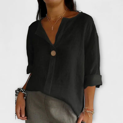 The Nicole V-Neck Blouse