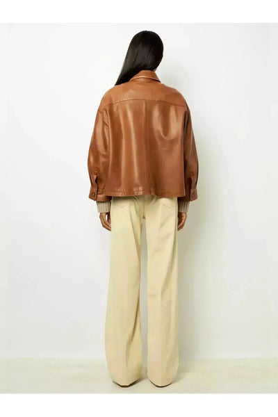 Johanna - The Modern Short Leather Jacket