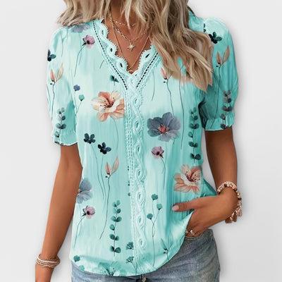 The Emily Timeless V-Neck Blouse