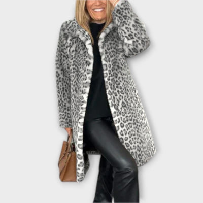 The Amara Leopard Coat