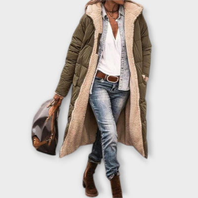 Kora – Cozy Faux-Fur Lined Coat