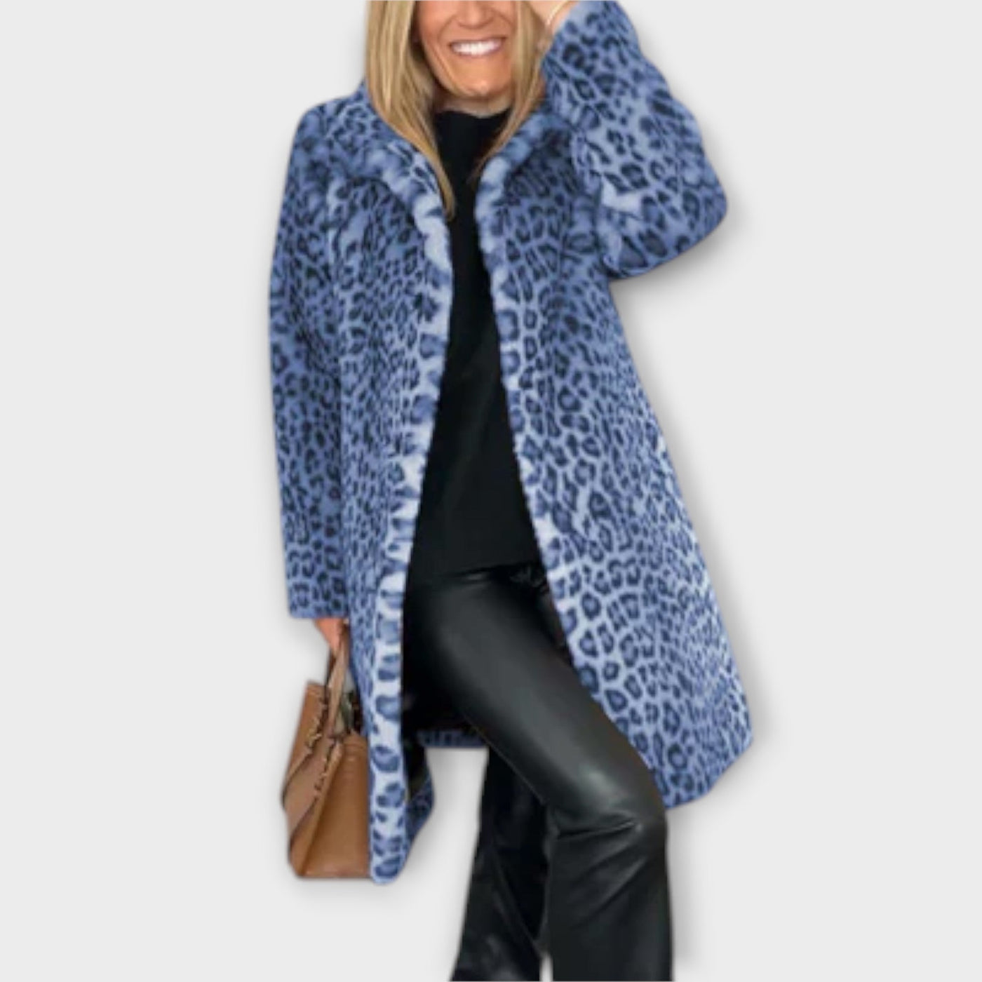 The Amara Leopard Coat