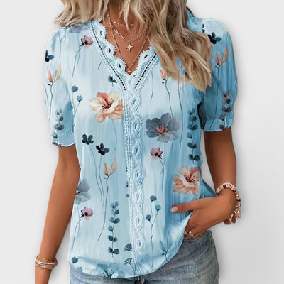 The Emily Timeless V-Neck Blouse