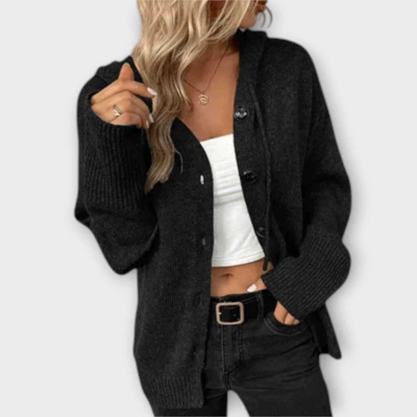 The Brittan Hooded Cardigan