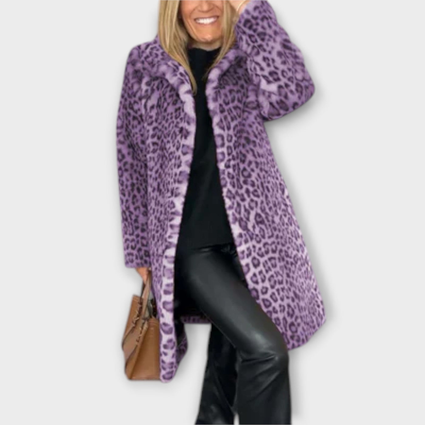 The Amara Leopard Coat