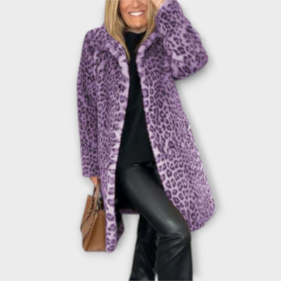 The Amara Leopard Coat
