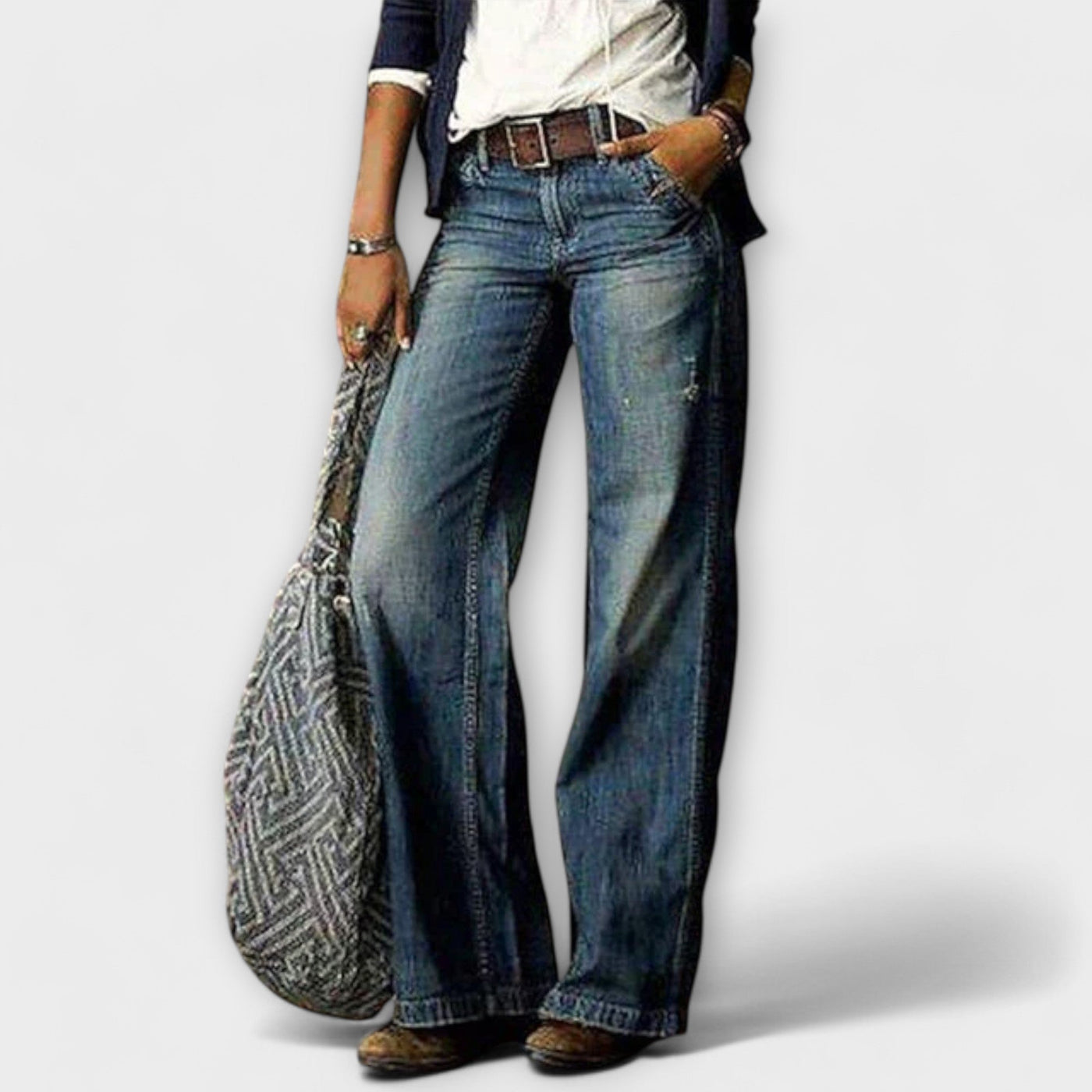The Cess Wide-Leg Jeans
