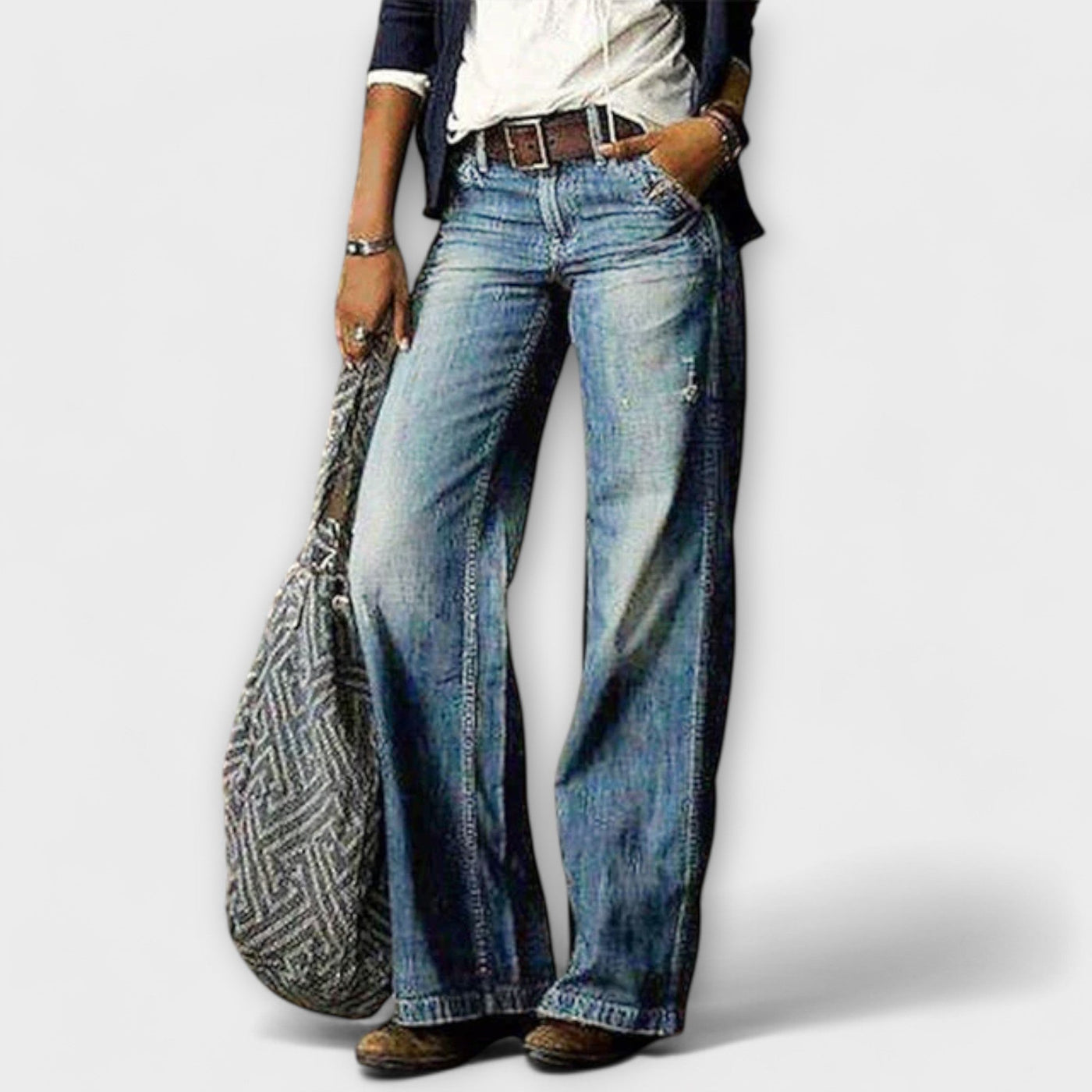 The Cess Wide-Leg Jeans