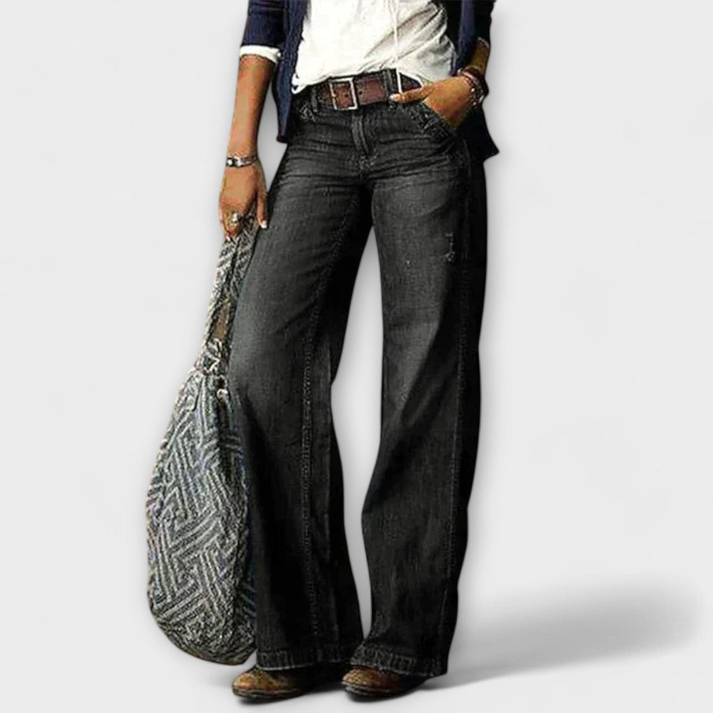 The Cess Wide-Leg Jeans