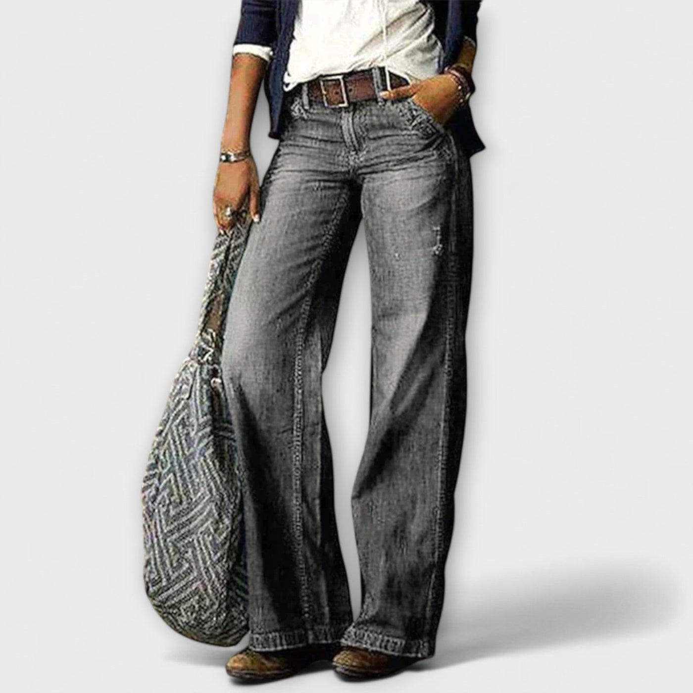 The Cess Wide-Leg Jeans