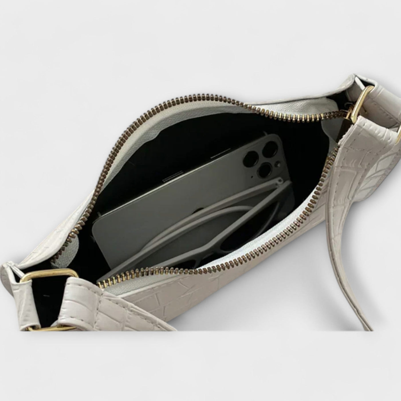 The Becky Glossy Leather Bag