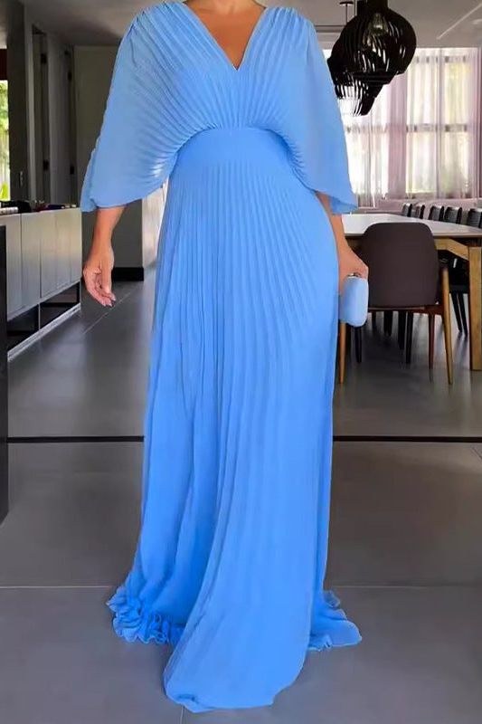 RIA - Floating Ribbed Maxi Dress