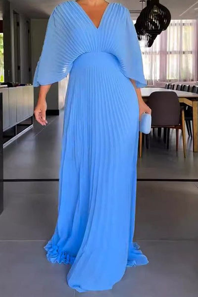 RIA - Floating Ribbed Maxi Dress
