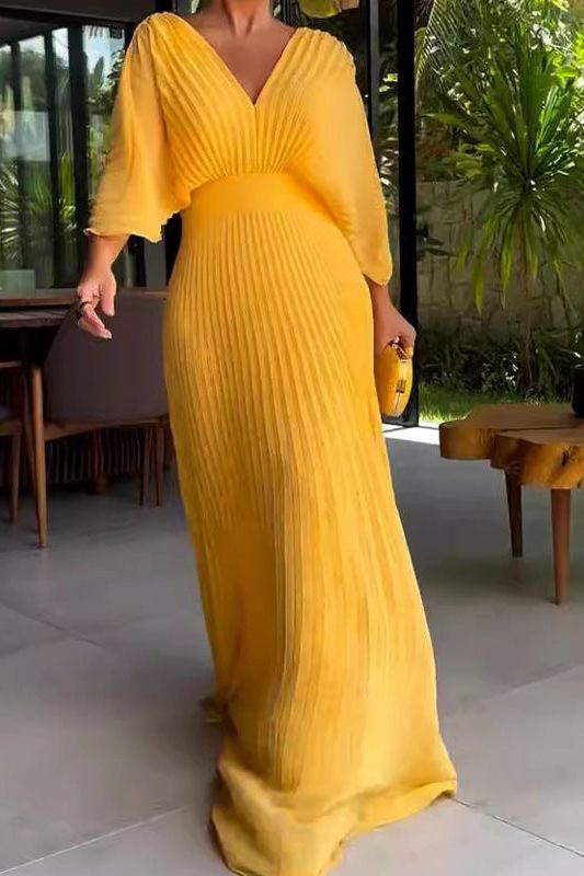 RIA - Floating Ribbed Maxi Dress