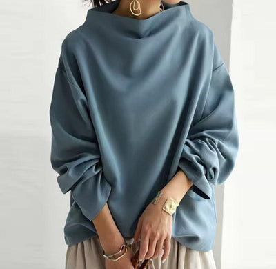 The Monroe Soft High-Neck Pullover