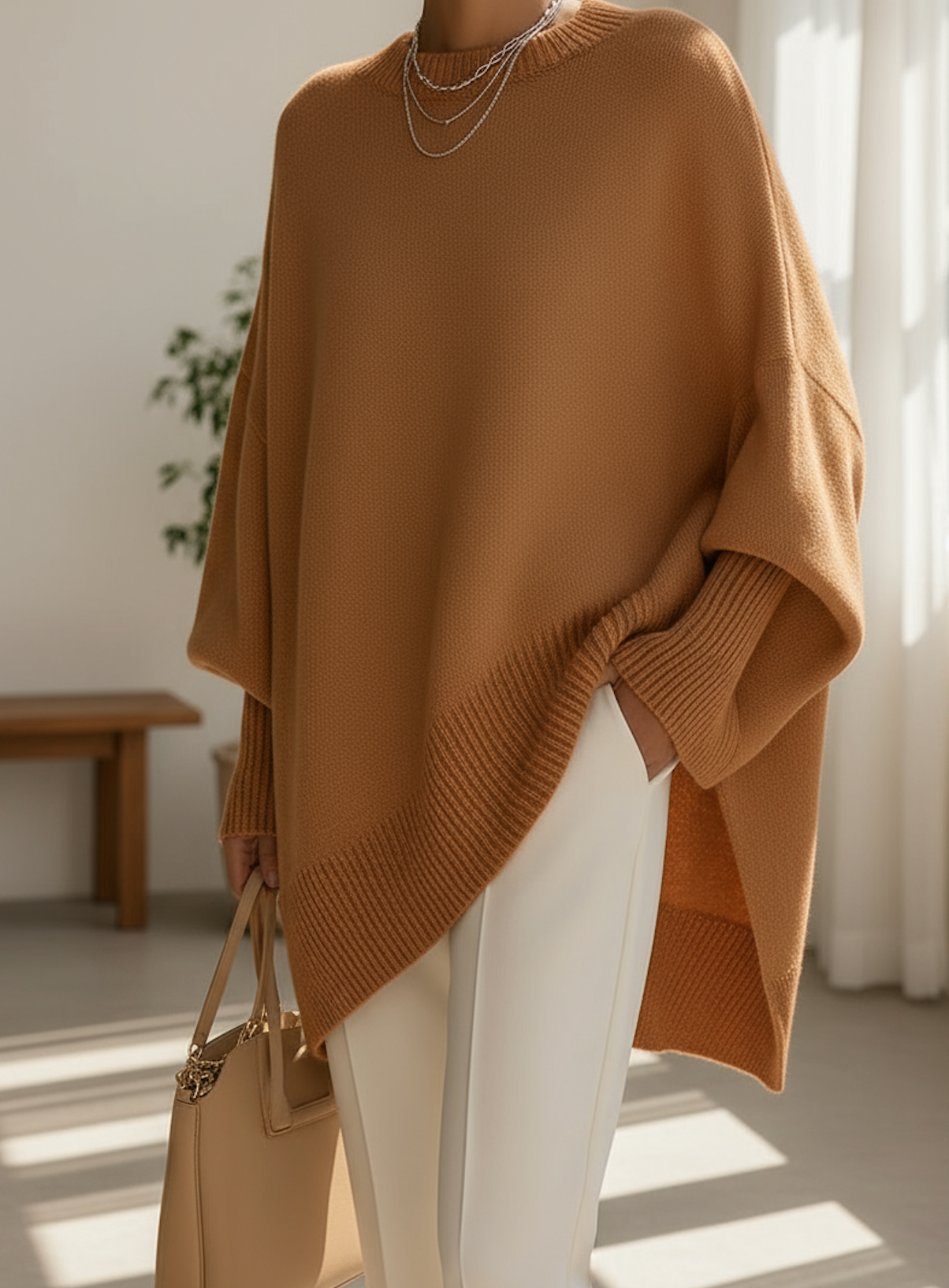 The Maglione Poncho Sweater