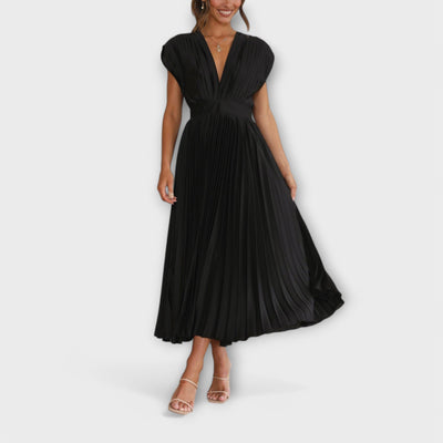 The Maria Elegant Pleated Dress