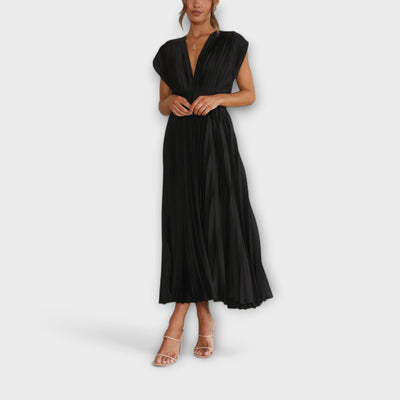 The Maria Elegant Pleated Dress