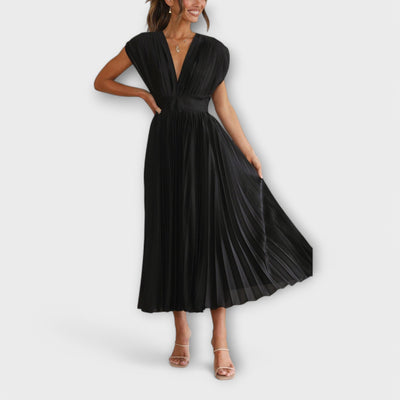 The Maria Elegant Pleated Dress