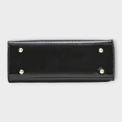 The Croco Glossy Bag