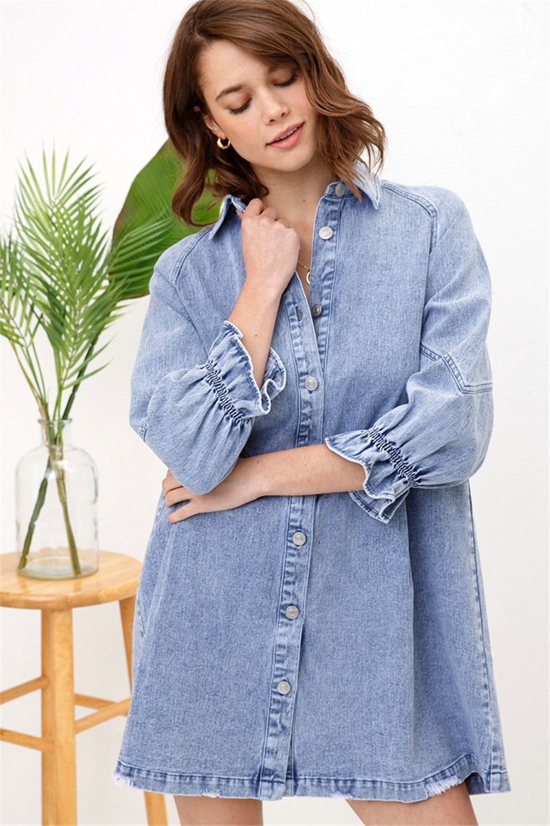 The Timeless Classic Denim Dress