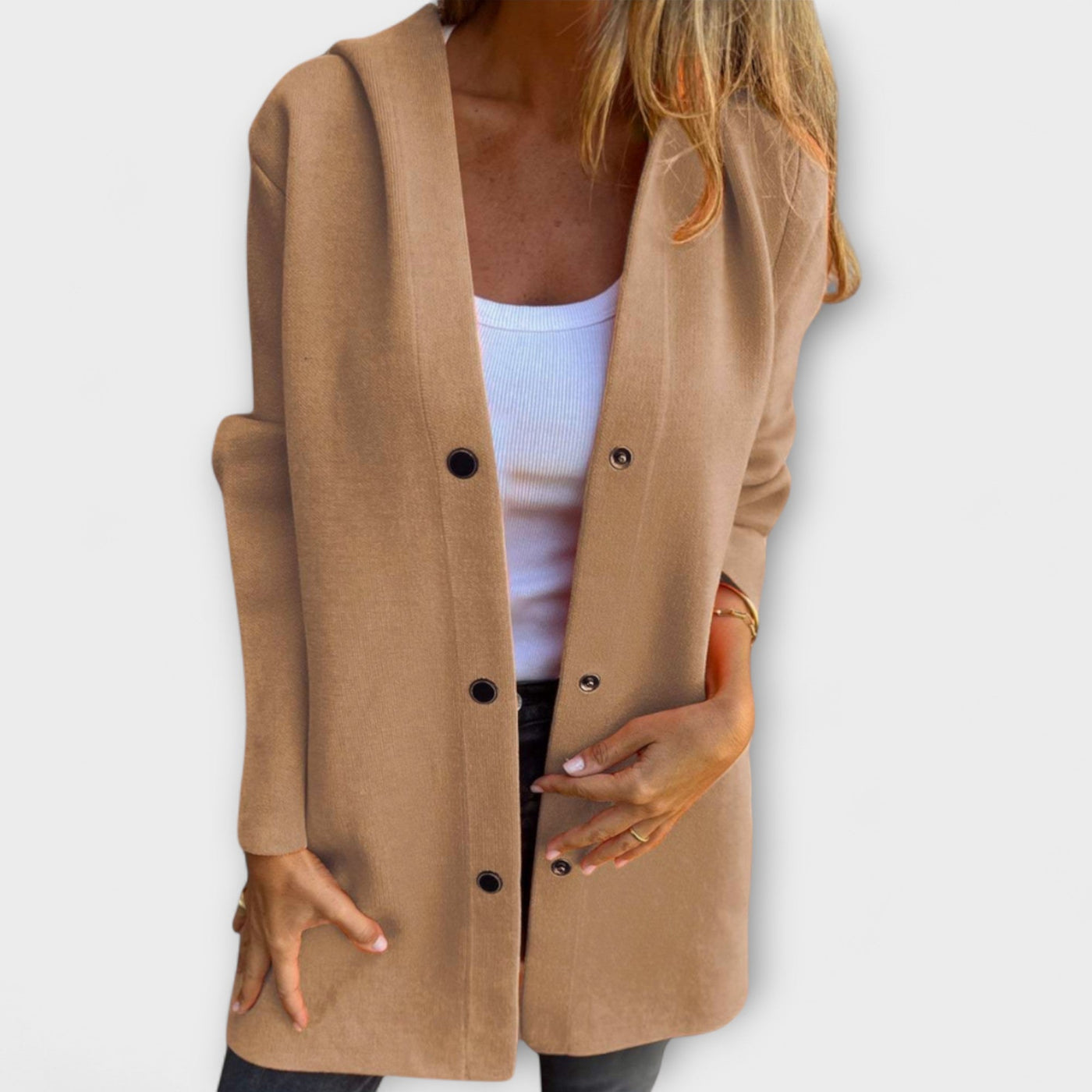 Jasmine - Hooded Casual Jacket