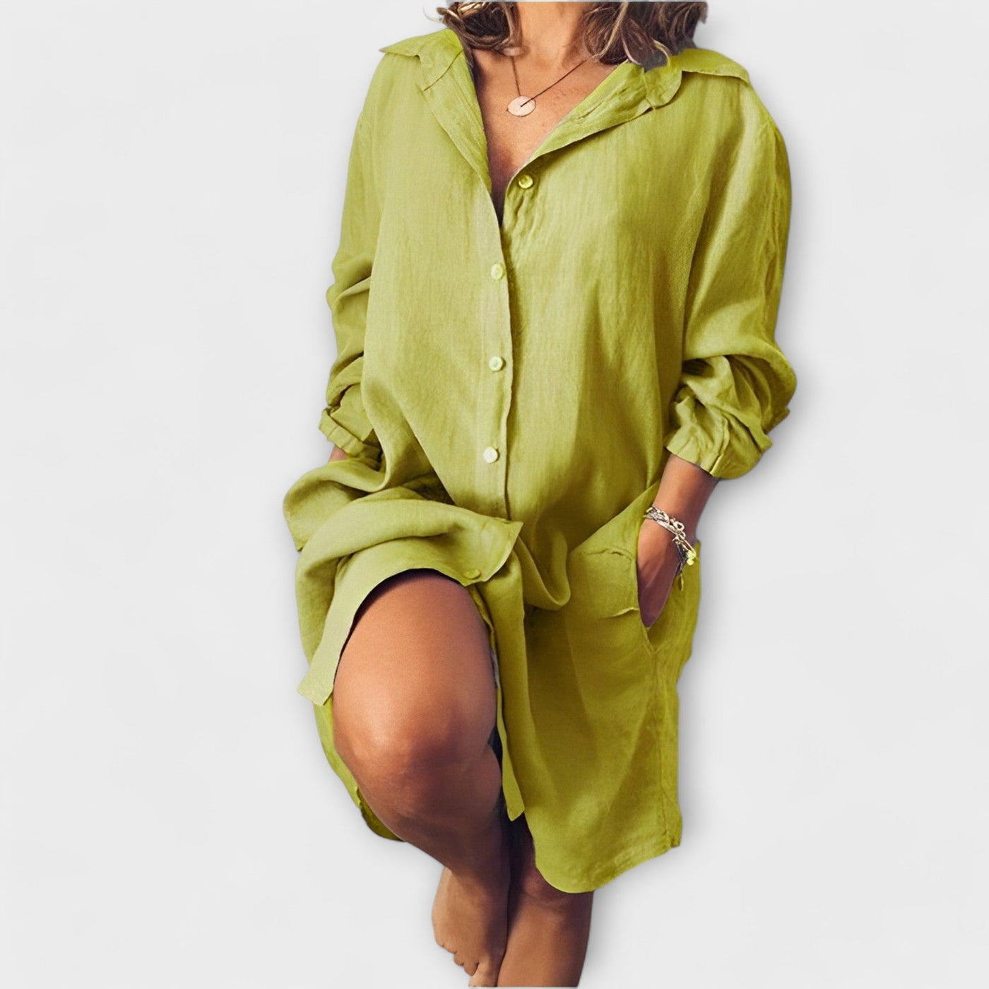 The Venice Classic Linen Blouse