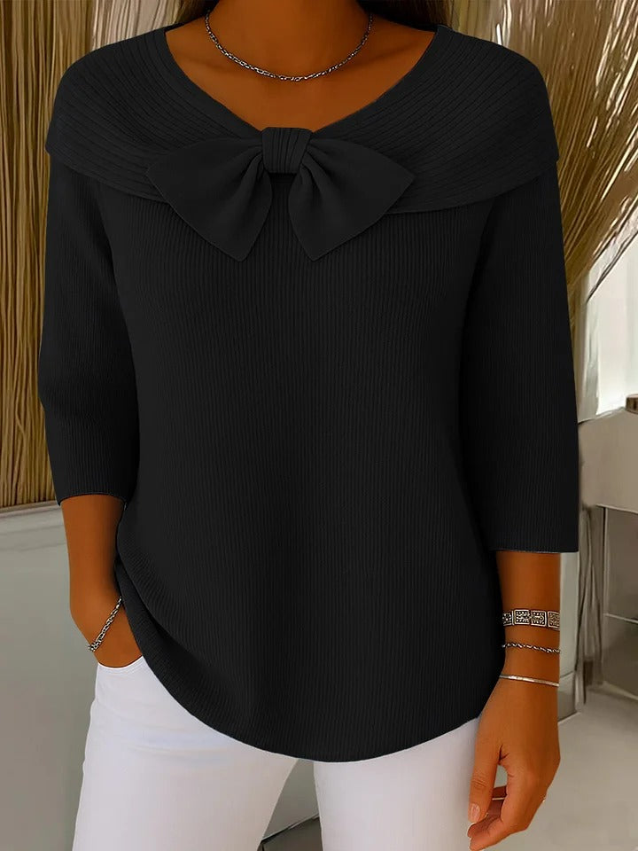 The Serenna Bow Sweater