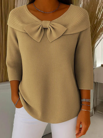 The Serenna Bow Sweater