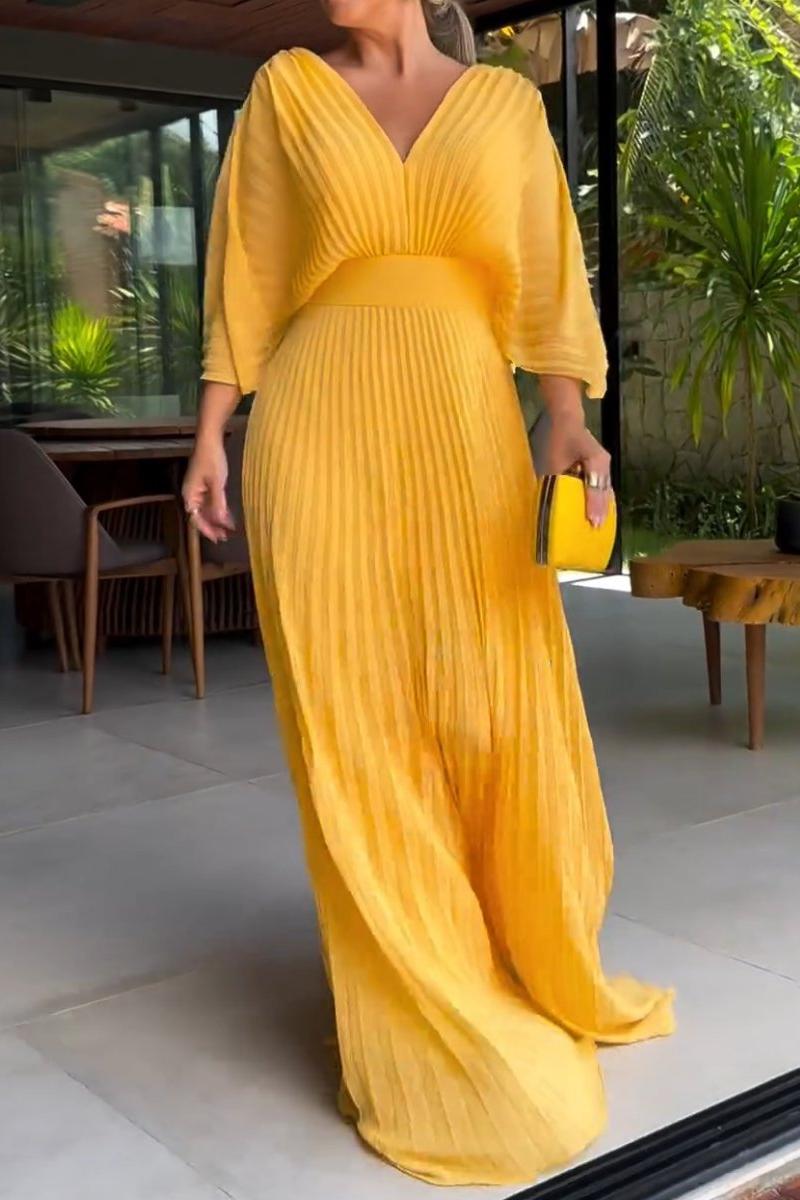 RIA - Floating Ribbed Maxi Dress