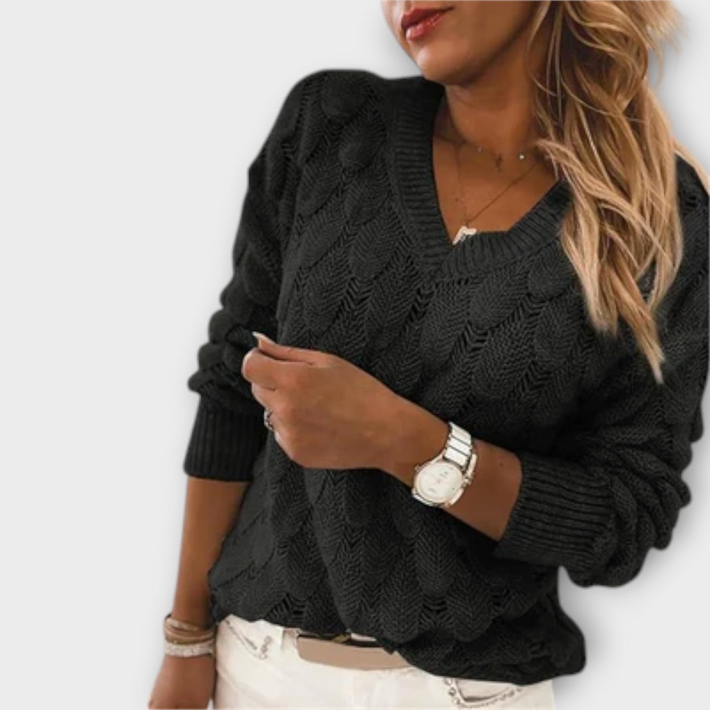 The Noemier V-Neck Sweater