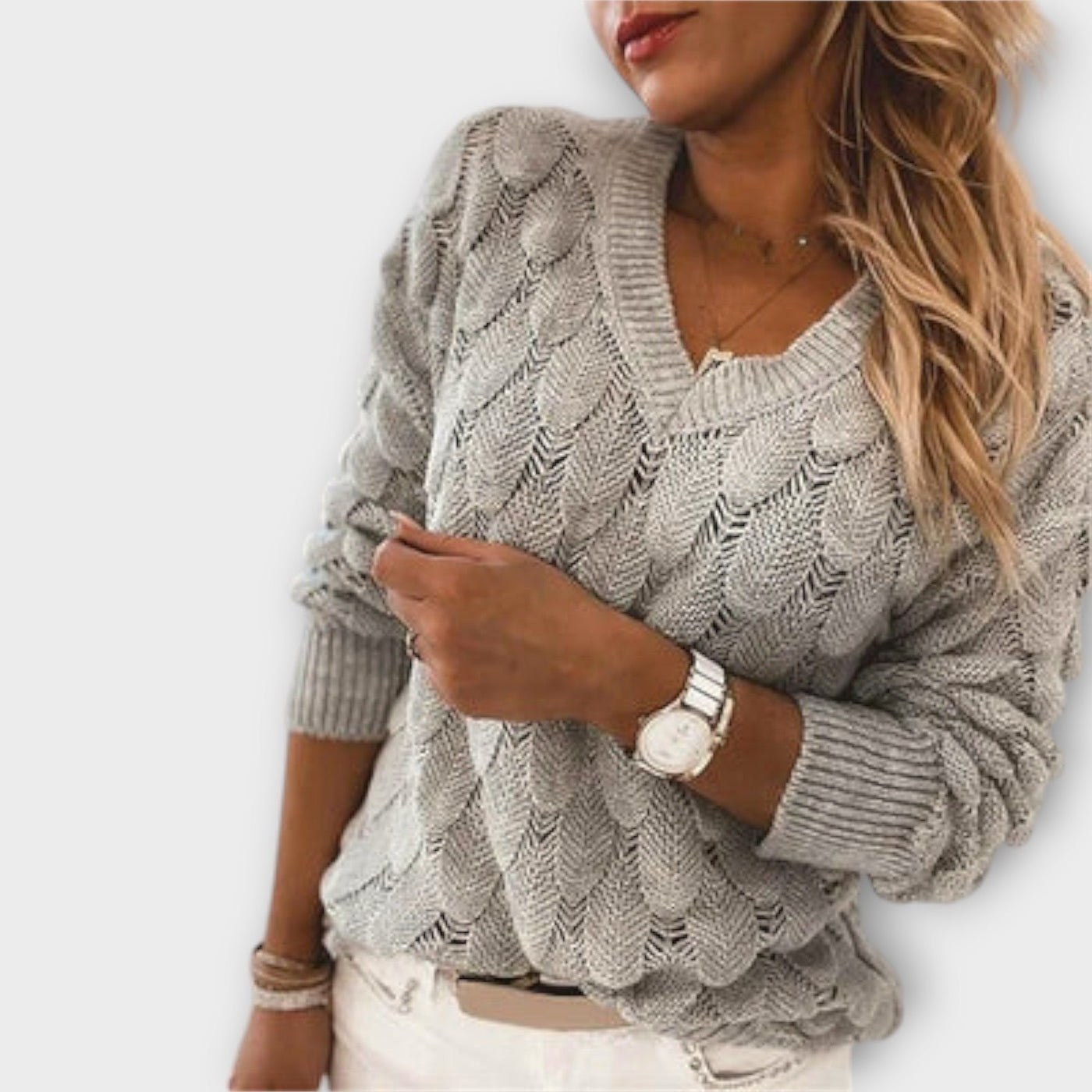 The Noemier V-Neck Sweater