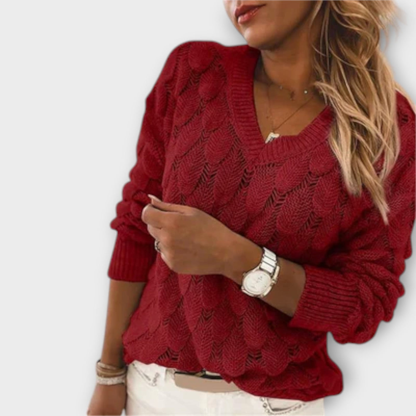 The Noemier V-Neck Sweater