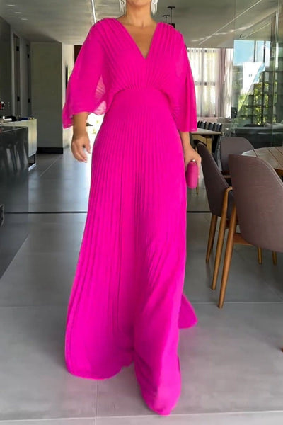 RIA - Floating Ribbed Maxi Dress